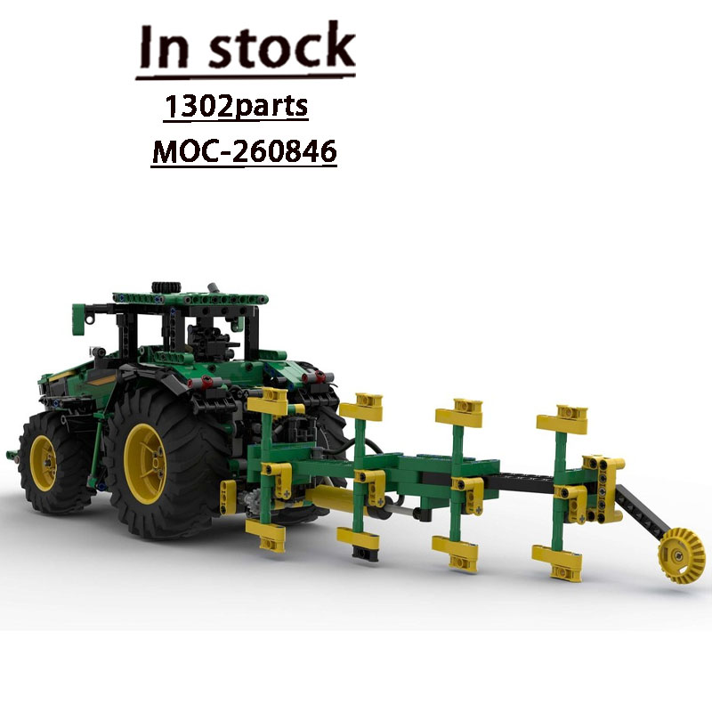 Urban Farming Building - MOC-260846 都市農場農業ビジネス農業プラウトラクタービルディングブロックモデル 1302 パーツ MOC 男の子子供の誕生日おもちゃギフト