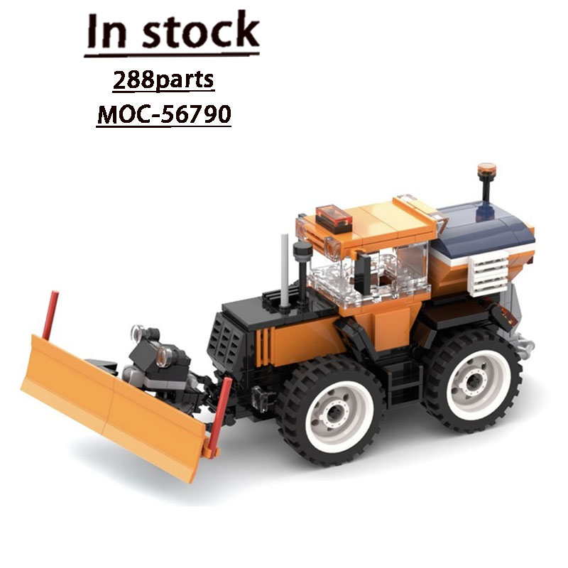 Urban Farming Building - MOC-56790 アーバンファーム農業レトロブルドーザービルディングブロックモデル 288 パーツ男の子子供の誕生日クリスマスおもちゃギフト
