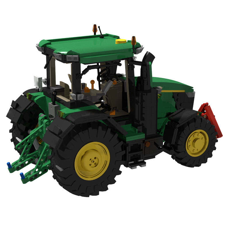 Urban Farming Building - MOC-231420 アーバンファーム農業トラクター ビルディングブロックモデル 1984 ピース MOC