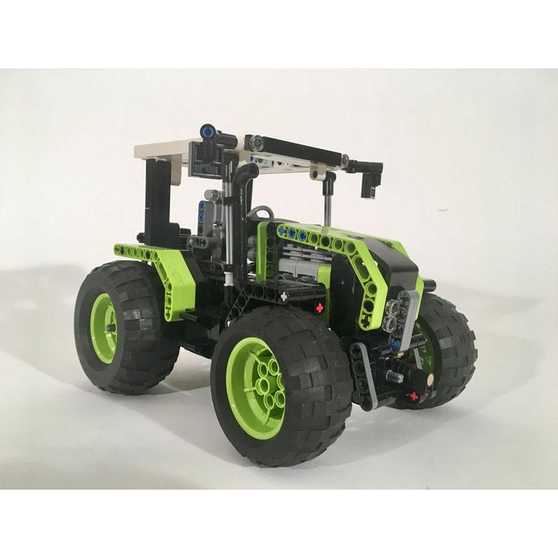 Urban Farming Building - MOC-97333 都市農場農業トラクター ビルディングブロックモデル 660 パーツ MOC