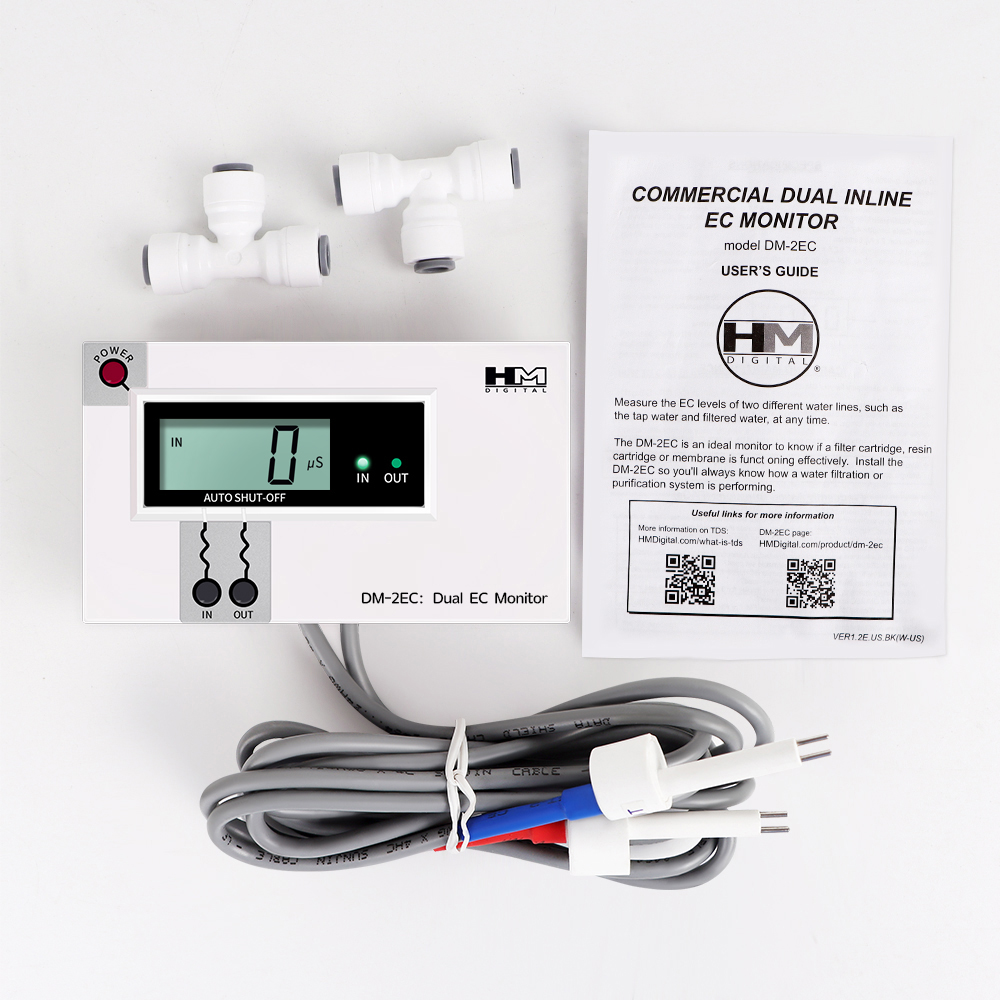 Ec Meter Digital - デジタル水質テスター デュアルプローブ オンライン TDS 検出器 入力/出力水質モニター