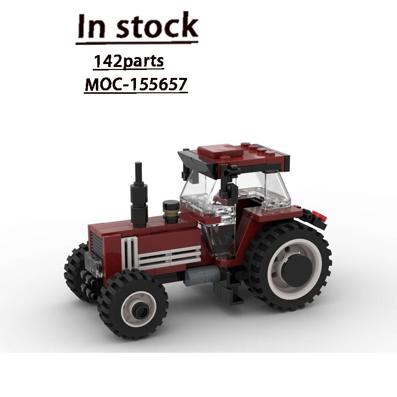 Urban Farming Building - MOC-155657 アーバンファーム農業レトロトラクタービルディングブロックモデル 142 パーツクリエイティブボーイズ子供の誕生日おもちゃギフト