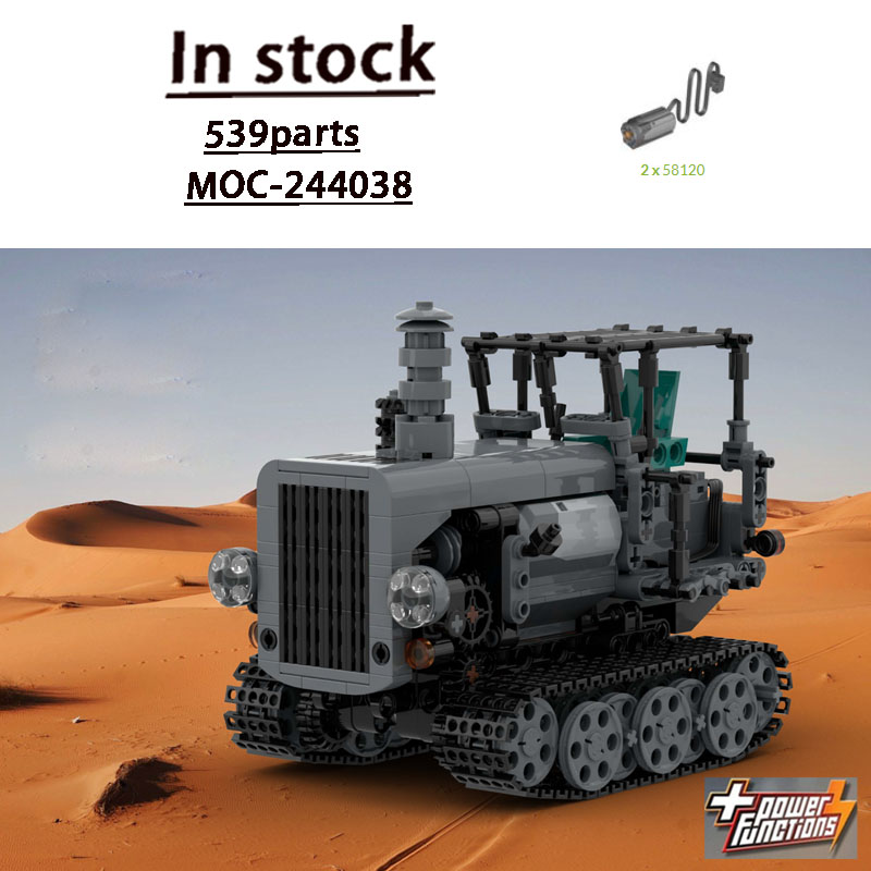 Urban Farming Building - MOC-244038 都市レトロ農業ファームトラクタービルディングブロックモデル 539 パーツクリエイティブ MOC 男の子子供の誕生日おもちゃギフト