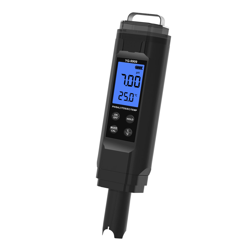 5-in-1デジタル水質テスターペン、塩分・pH・温度・EC - Ec Meter Digital のレビューと価格