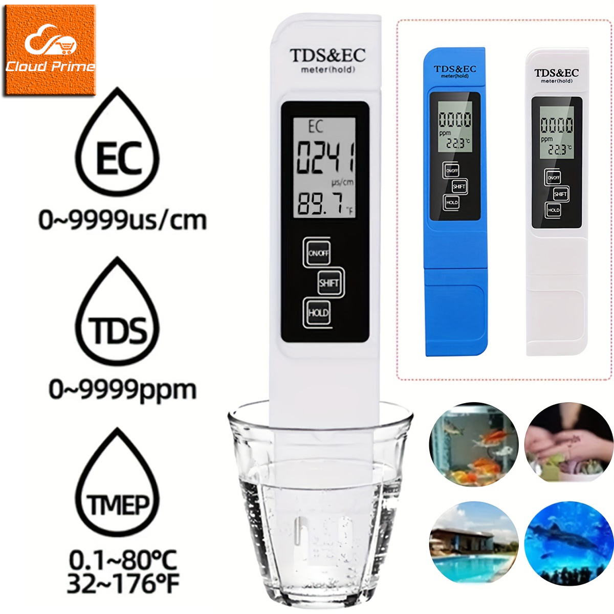 3in1 水質検出ペン家庭用飲料水純度 EC メーター高精度 - Ec Meter Digital のレビューと価格