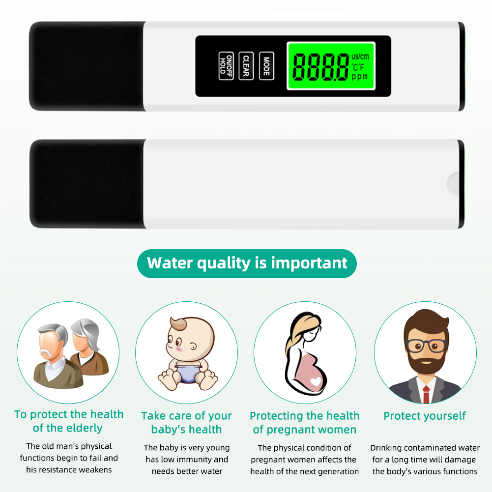 4 in 1 デジタル水質テスター TDS EC & 温度（ - Ec Meter Digital のレビューと価格