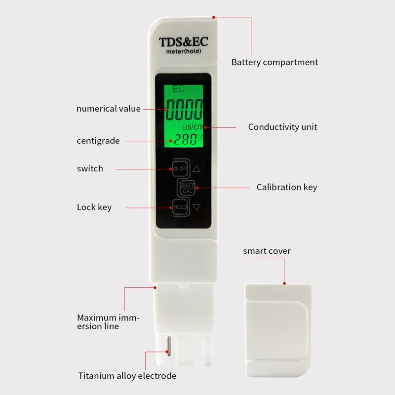 3 in 1 水 TDS メーター EC 導電率テスター温度 - Ec Meter Digital のレビューと価格