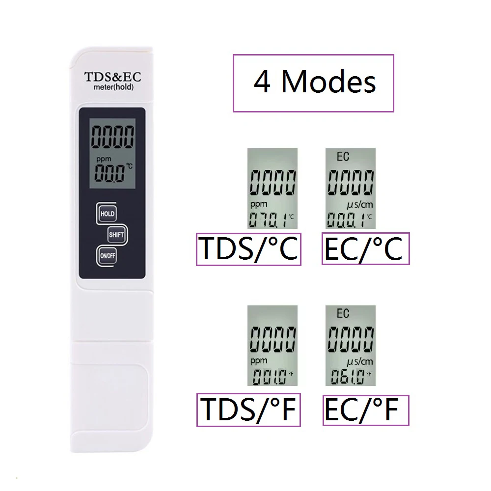 水質検出ペン家庭用飲料水デジタル水質テスター TDS EC  - Ec Meter Digital のレビューと価格