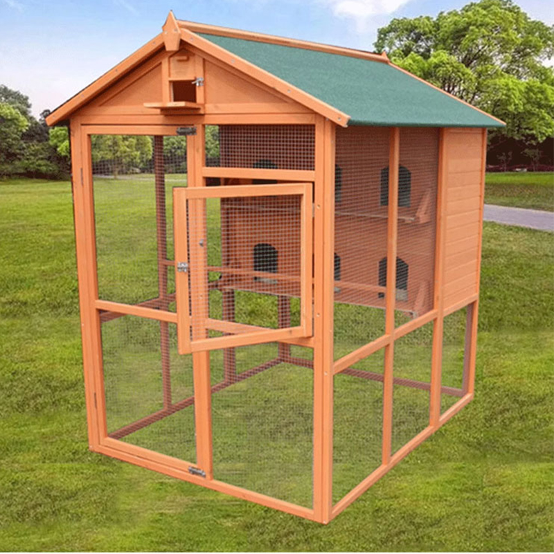 新しいデザインの大型防水木製屋外鳩・家禽飼育ケージ、ペットハ - Urban Farming House のレビューと価格