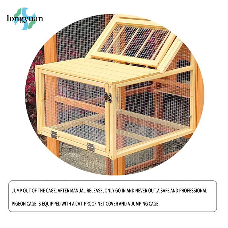 新しいデザインの大型防水木製屋外鳩・家禽飼育ケージ、ペットハ - Urban Farming House のレビューと価格